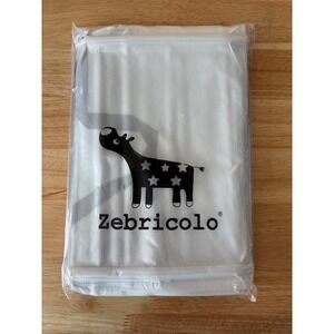 Zebricolo Nursery Storage Bin Collapsible Fabric Organizer White Grey Star Zebra